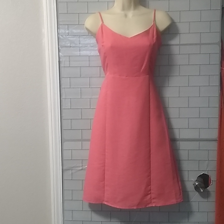 Julie Brown Dress Pink Sz 4